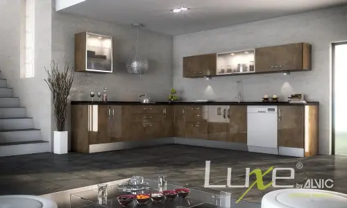 Фасад МДФ ALVIC LUXE Antracita высокий глянец детальная картинка фото 4