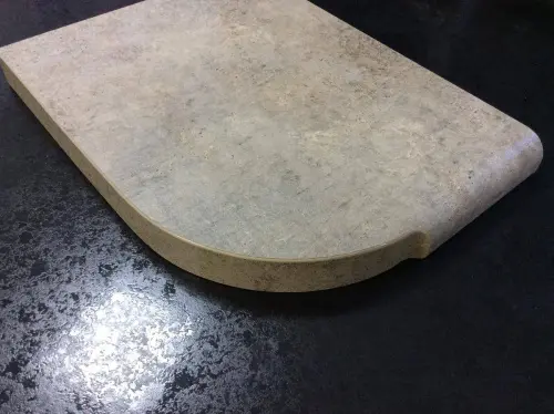 Образец обработки столешницы переход радиуса на постформинг детальная картинка фото 3