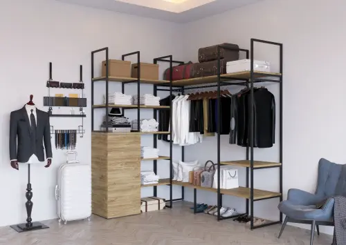 Гардеробная 1 в стиле Лофт фото 2