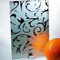 Зеркало матированные узоры "Барокко" фото анонс товара