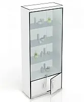 Витрина с подсветкой, стекло с 2х сторон 2000x850x400мм