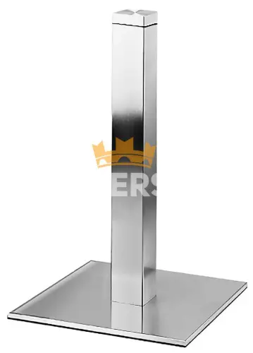 Подстолье из нержавеющей стали 1267EM для стеклянных столешниц