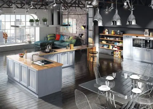 Фасад Массив Милан Джинс детальная картинка фото 4