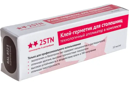 Клей-герметик для монтажа кухонных столешниц 2STN 10мл фото 2
