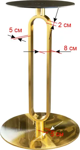 Подстолье стальное 1091EM фото 2