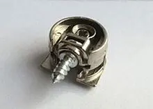 Эксцетриковая стальная стяжка + болт-саморез фото анонс товара