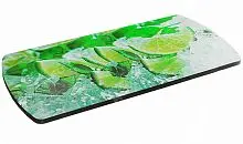 Столешница из стекла с УФ-печатью фото