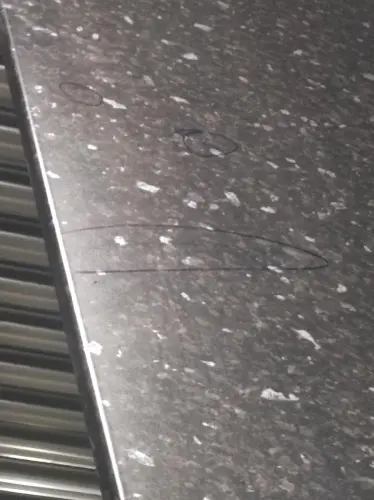 4060/SO Столешница 40*1200*4100мм Черное серебро (SALE) детальная картинка фото 2