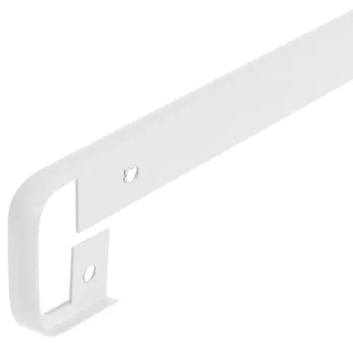 Соединительная планка для столешницы, белая матовая