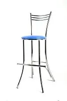 Стул хромированный барный "Гвоздика" фото анонс товара