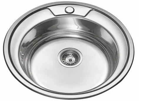 МОЙКА ВРЕЗНАЯ D490*0,6-180,3.5" ПОЛИРОВ.+СИФОН К детальная картинка