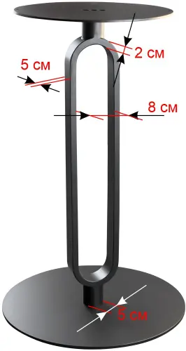 Подстолье стальное 1089EM фото 2
