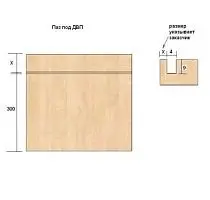 Фрезеровка пазов и четвертей в ЛДСП