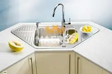 Угловой элемент из ДСП в цвет столешницы Galaxy фото