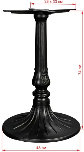 Подстолье чугунное 1207EM фото 9