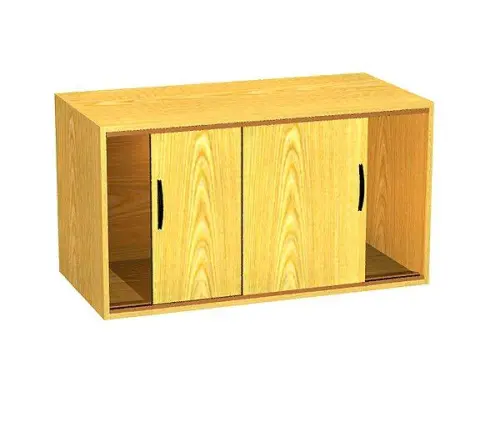 Антресоль прямая, 2 раздвижные двери детальная картинка