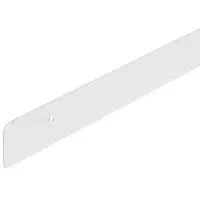 Торцевая планка для столешницы, белая матовая