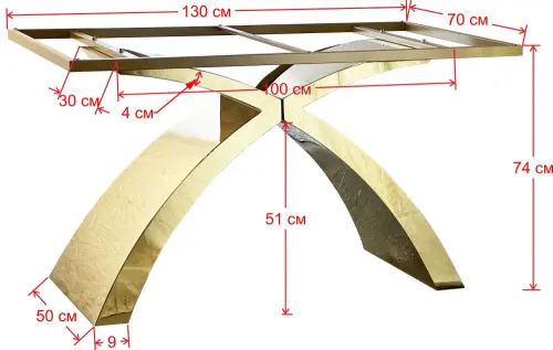 Подстолье из нержавеющей стали 2191EM фото 2