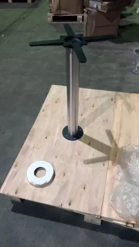 Подстолье из нержавеющей стали 1268EM с креплением к полу фото 3 Подстолье из нержавеющей стали 1268EM с креплением к полу фото 3