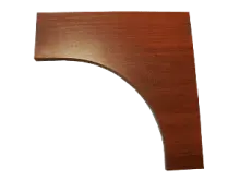 Распил ЛДСП под радиус внутренний