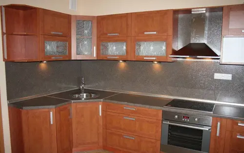 Угловой элемент из ДСП в цвет столешницы MAERSS фото 7