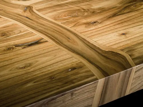 Столешница из массива Тика детальная картинка фото 3