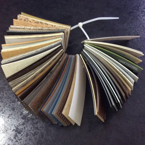 Образцы ПВХ кромок для столешницы Duropal детальная картинка