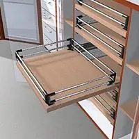 Выдвижная галерея TANDEM с двойным бортиком 