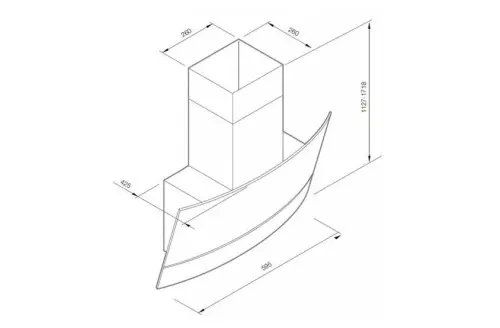 Настенная вытяжка Premium DH 60.2 GWE детальная картинка фото 2