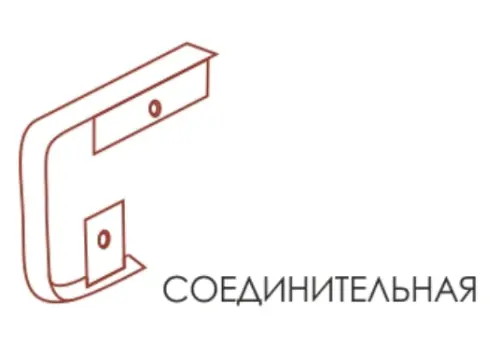 Соединительная планка для столешницы Quadra