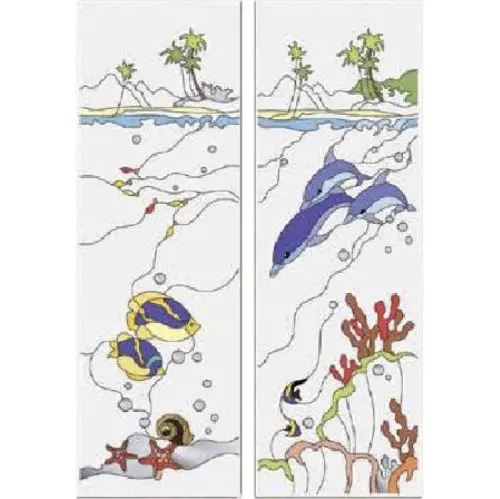 Витражи (двухдверные) 2223 детальная картинка