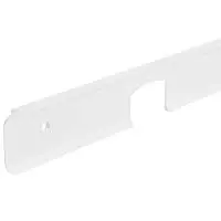 Угловая планка для столешницы, белая матовая фото анонс товара