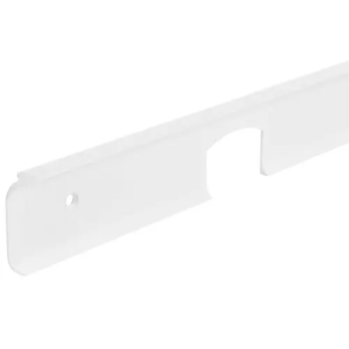 Угловая планка для столешницы, белая матовая детальная картинка