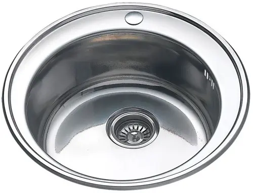 МОЙКА ВРЕЗНАЯ D510*0,6-180,3.5" ПОЛИРОВ.+СИФОН К детальная картинка