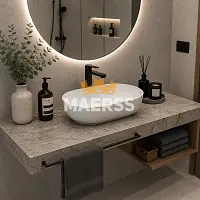 Столешница для ванной из камня фото анонс товара