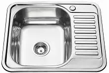 МОЙКА ВРЕЗНАЯ 580*480*0,6-150,3.5" ПОЛИРОВ+СИФОН К фото анонс товара