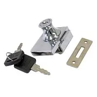 Замок мебельный для 2х стеклянных дверей №805 EVERGOOD фото анонс товара