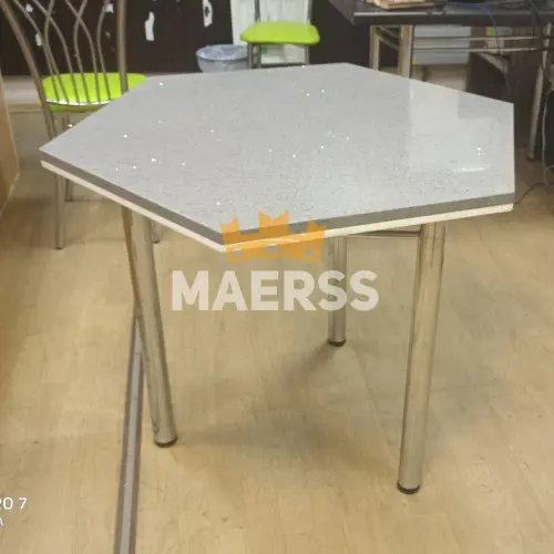 Стол кухонный шестигранник, из искусственного камня детальная картинка
