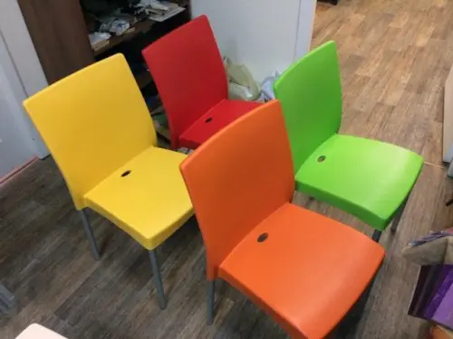 Стул металлический, стопируемый 06113AM фото 2