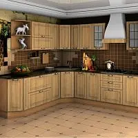 Кухня в стиле "Кантри" модель МКК-510 фото анонс товара