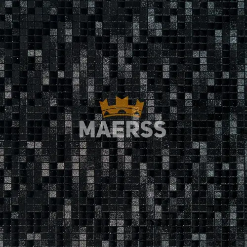 ПВХ пленка Черная мозаика, матовая детальная картинка