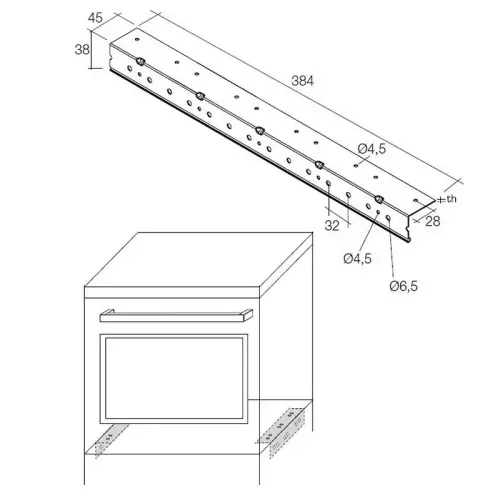 Уголок стальной для духовки детальная картинка фото 2