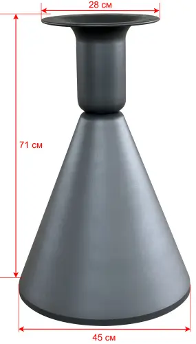 Подстолье из нержавеющей стали 2166EM фото 5