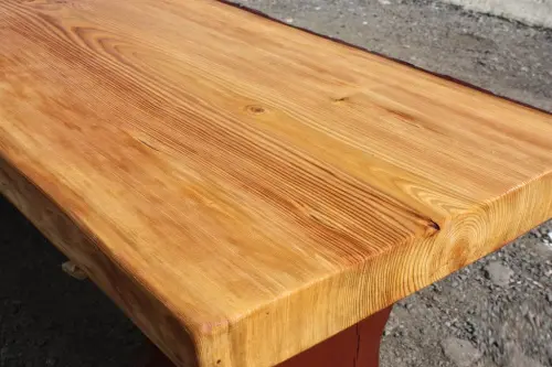 Столешница из массива Лиственницы детальная картинка фото 3