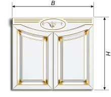 Тройник для фасадов МДФ Вогнутый фото анонс товара