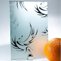 Зеркало матированные узоры "Феникс" фото анонс товара