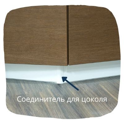Соединитель для кухонного цоколя