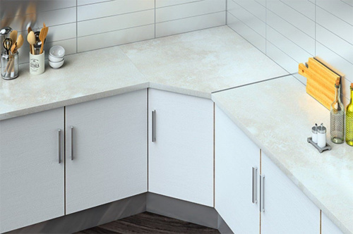 Угловой элемент из ДСП в цвет столешницы Form&Style детальная картинка фото 3