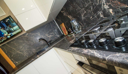 3029/E 8гр. Мрамор Марквина Черный Столешница глянцевая фото 11 3029/E 8гр. Мрамор Марквина Черный Столешница глянцевая фото 11