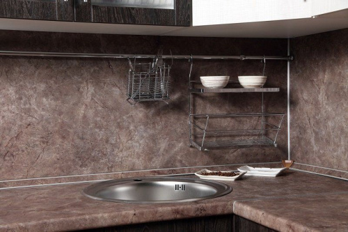 710/E 9гр. Обсидиант Столешница глянцевая фото 4